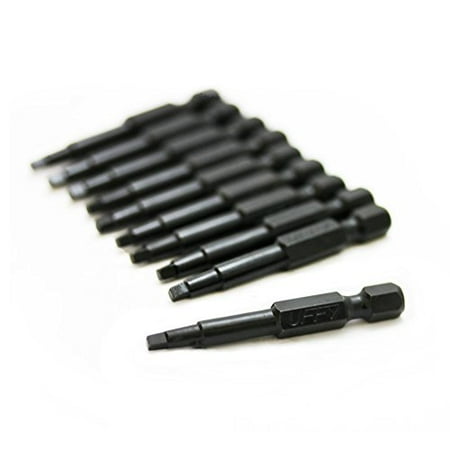 

UFFY - 2 Inch Robertson Square SQ # 1 Power Impact Bit 10 pack 1/4 Hex
