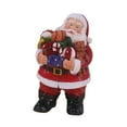 thumbnail image 4 of Santa Claus Statue Resin Figurine Hand Painted Christmas Decor for Home Tabletop Winter Festival, 4 of 9