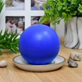 thumbnail image 3 of Zest Candle 2-Piece Ball Candles, 4-Inch, Blue, 3 of 8