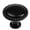 Black - Round Braided, variant on Ilyapa Flat Black Kitchen Cabinet Knobs - Round Drawer Handles - 25 Pack of Kitchen Cabinet Hardware