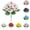 Multicolor, variant on 8 Pack 12.2in (31cm) Multicolor Plastic Artificial Morning Glory Bouquets, Faux Flowers with Greenery, for Wedding Centerpieces, Home & Garden Decor, Vase Filler