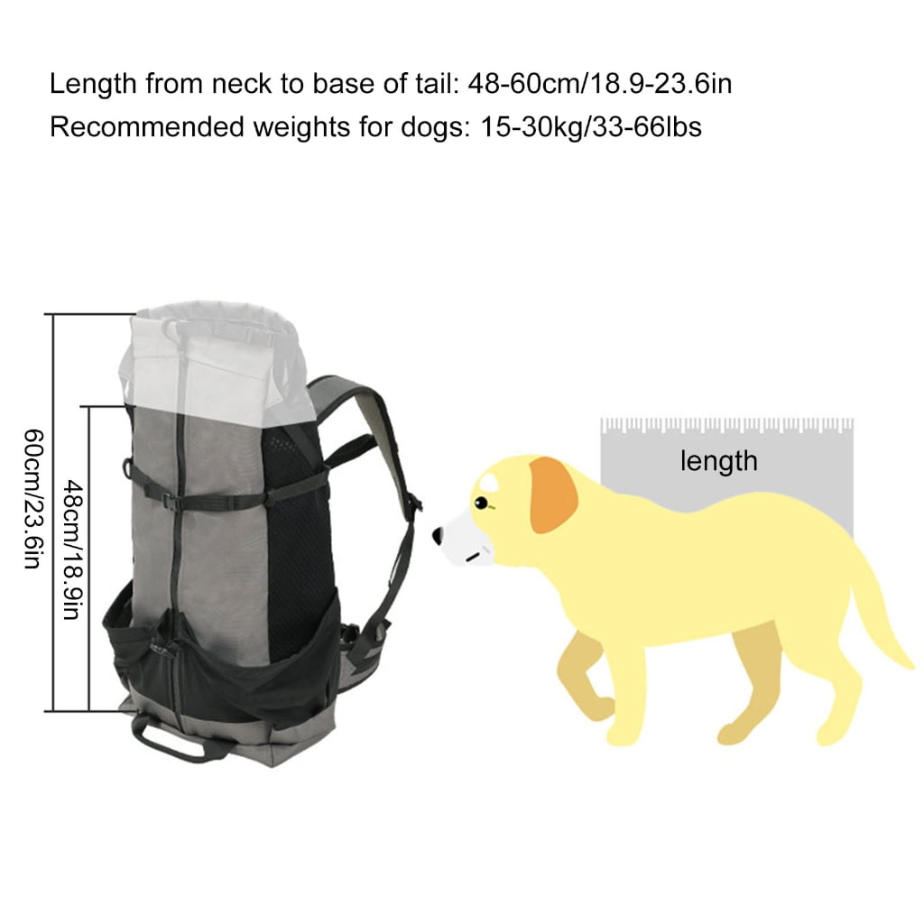 Water Dog Carrier Backpacks Durability Large Dog Carrying Bag for Other Outdoor Activity