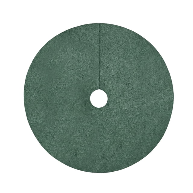 Maytalsory 10 Pieces Tree Weeding Barrier Mats Protector Mats Tree for Landscaping Tree Diameter 25cm Dark Green Diameter 27cm