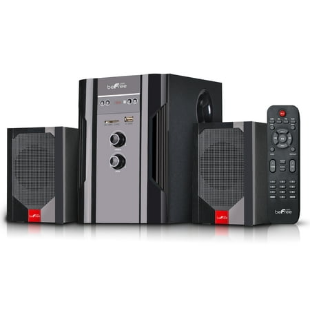 beFree Sound 2.1 Channel Surround Sound Bluetooth Speaker (Best Rated Surround Sound Systems)