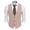 Khaki, variant on HAOMEILI Men's Suit Vest Business Formal Dress Waistcoat Vest with 3 Pockets for Suit or Tuxedo