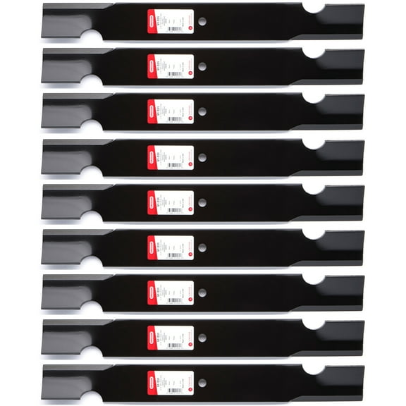 9PK Oregon 91-531 Heavy Duty Blades for 61" Woods 70134KT, 70142KT, 72517KT