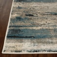 thumbnail image 3 of Superior Taia Striped Damask Indoor Area Rug, 5' x 8', Cream/ Blue, 3 of 7
