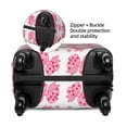 thumbnail image 2 of Honeii pink polka dot bows Elastic Luggage Cover, featuring double-sided printing, is the ideal companion for travel, business trips, and daily use(not included suitcase )-Medium, 2 of 7