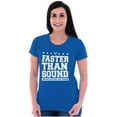 thumbnail image 4 of US Air Force USAF Faster Than Sound Women's T Shirt Ladies Tee Brisco Brands S, 4 of 5