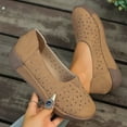 thumbnail image 6 of Mepaouo Womens Slip on Loafers Hollow Platform Walking Flat Shoes Driving Casual Dressy Moccasins, 6 of 8