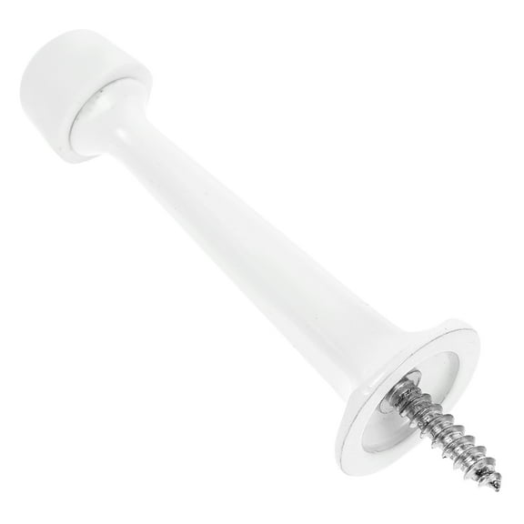 WRISTBIQUE Wall Protector From Furniture Door Stopper Rubber White 1Pack Non-Slip Support