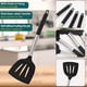 thumbnail image 3 of Los utensilios de cocina antiadherentes 2pcs fijaron con las manijas del acero inoxidable, sistema de herramienta de cocina resistente al calor, 3 of 5