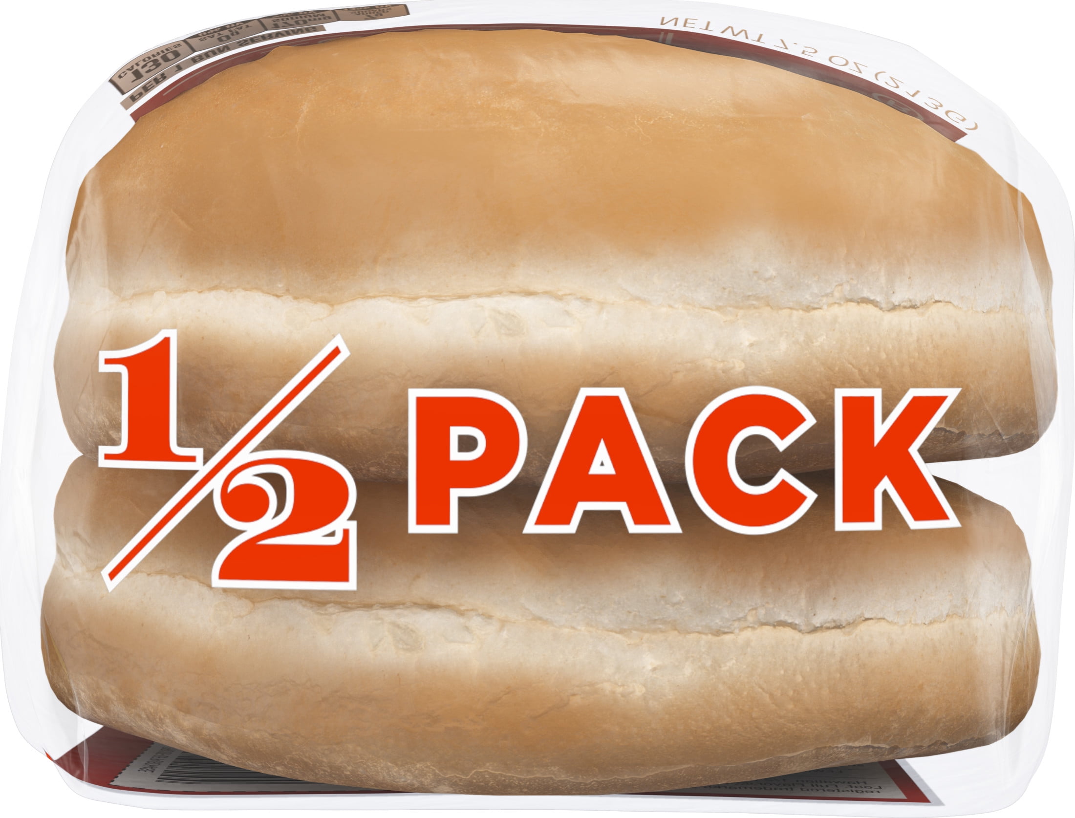 Lewis Bake Shop Hawaiian Half Pack Burger Buns, 7.5 oz, 4 Count