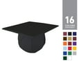 thumbnail image 2 of Class Act Graduation Adult Unisex Matte Graduation Cap, Silver, 2 of 8