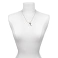 thumbnail image 3 of Delight Jewelry Resin Volleyball - Love and Lock Charm Necklace, 18"+1", 3 of 4
