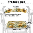 thumbnail image 6 of Jiueut Sunflower Rollator Seat Cover Hummingbird Drive Rollator Walker Seat Cushions for Women 2 Piece Removable Walker Seat Covers for Seniors Driving Aid Cover, 6 of 7