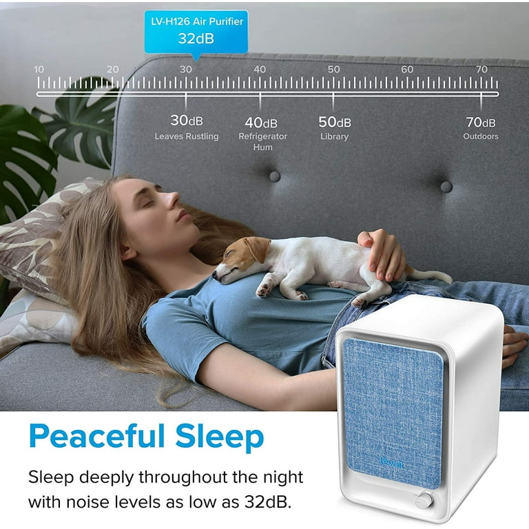 Levoit compact true hepa 2024 tower air purifier