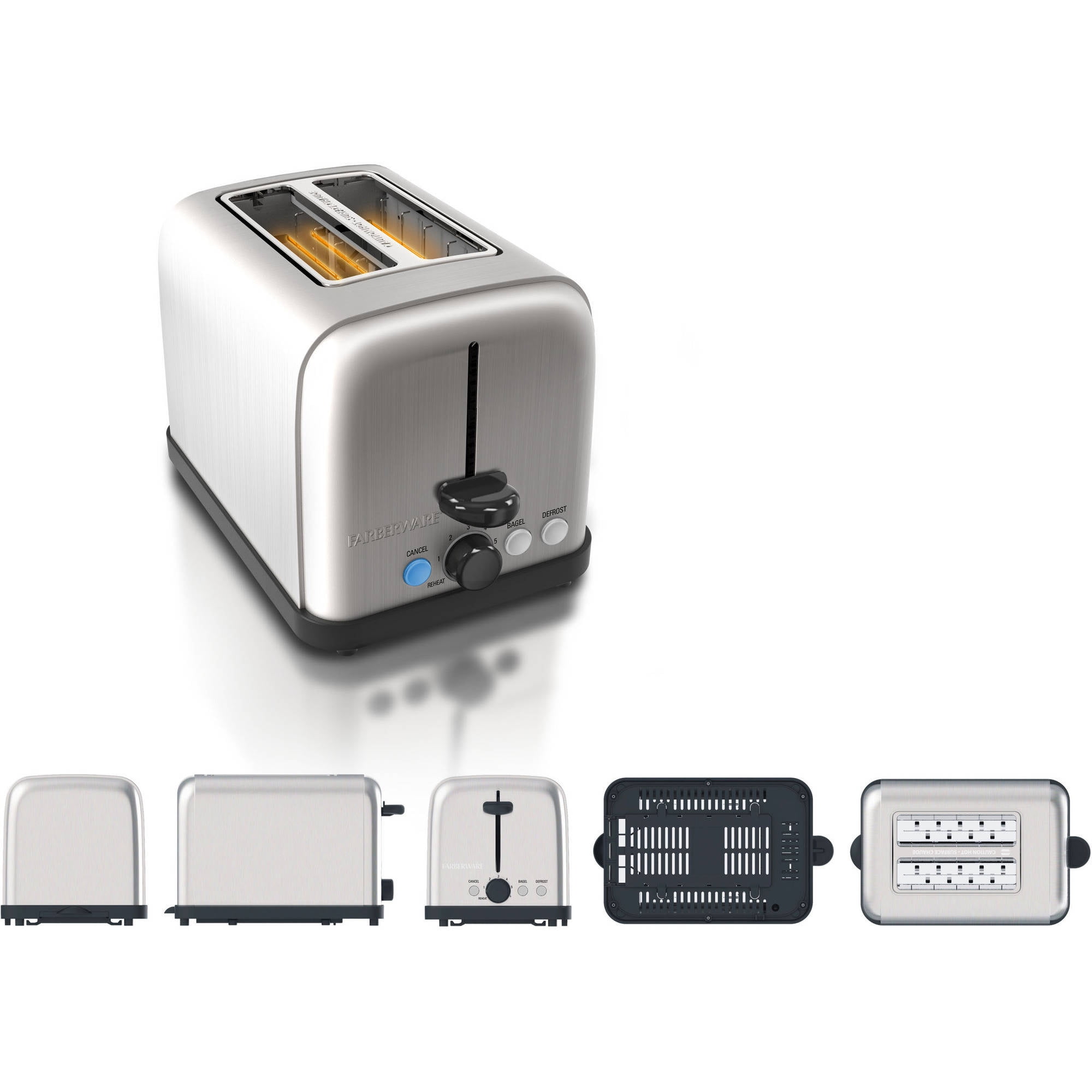 Farberware 2Slice Stainless Steel Toaster