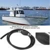 Universal 5/16" Gas Hose Fuel Line Assembly Primer Bulb For Boat Outboard Marine, Black