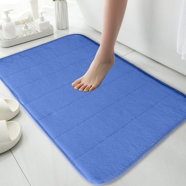 Tapetes de Vellón Grueso Acolchados para Cocina y Baño, Tapetes de Espuma de Color Liso para Puerta de Entrada, 50 X 80 Cm