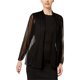 thumbnail image 1 of Chaqueta de malla MSK para mujer negra mediana, 1 of 1
