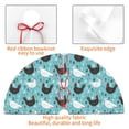 thumbnail image 7 of Cauagu 30" Christmas Tree Skirt Lovely Roosters Pattern Christmas Tree Decorations Tree Mat for Xmas Decorations Occasion Holiday Home Decor -30", 7 of 7