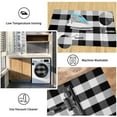 thumbnail image 2 of KaHouen Buffalo Plaid Rug, Buffalo Check  Area Rug 67"x90", Cotton Hand-Woven Washable Indoor Outdoor Area Rug Farmhouse、Dining Room、Bedroom、Living Room Rug (5.5X7.5 ft Black White  Area Rug), 2 of 9
