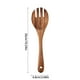 thumbnail image 4 of Kitchen Aid Juego de utensilios de cocina de teca natural - Cuchara de cocina de agarre cómodo, cuchara de madera para cocinar - Juego de utensilios de madera para cocinar, 4 of 5