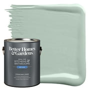 Angle View: Better Homes & Gardens Interior Paint and Primer, Silken Jade / Green, 1 Gallon, Semi-Gloss