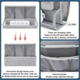 thumbnail image 5 of Bedside storage organizer, with power socket holder and adjustable strap, 5 of 6