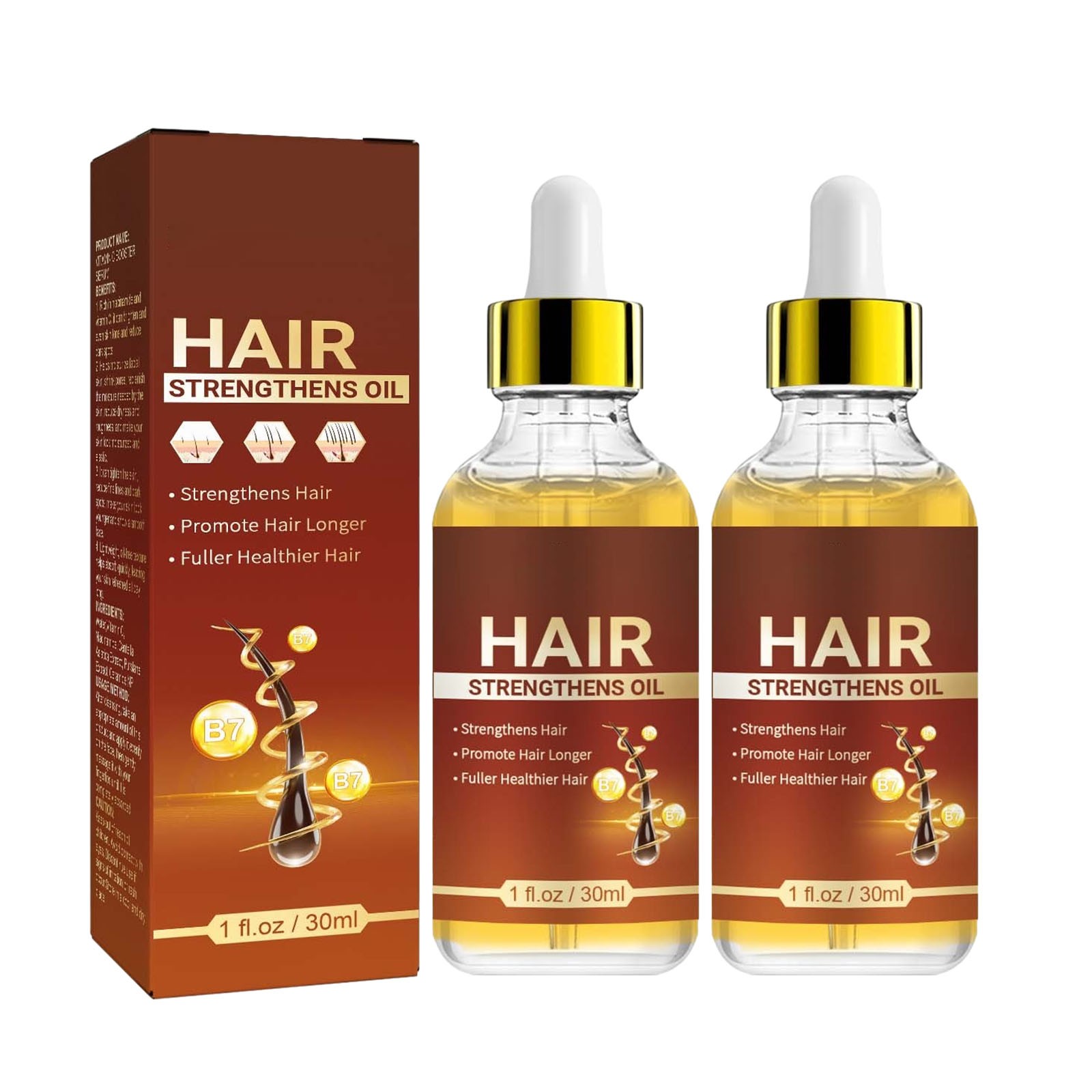 30ml Hair Growth Oil With Biotin And Castor Hair Growth Serum For Thicker Longer Healthier Hair 2048