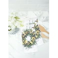 thumbnail image 4 of Butterfly Wreath Design Spring Theme Printed Flour Sack Kitchen Dishtowel, 4 of 6