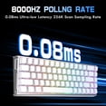 thumbnail image 4 of ATTACK SHARK X68MAX HE Rapid Trigger CNC Aluminum Keyboard Magnetic Switch with C01Ultra RGB Coiled Cable, 4 of 9