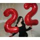 thumbnail image 4 of Globo Upgesy Rojo Número 2 de 40" para Decoración de Cumpleaños, 4 of 9