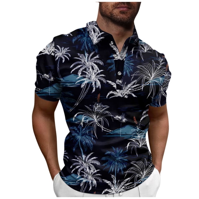 Summer Men's Performance Micro Elastic Short Sleeve Golf Short Sleeve TopXL