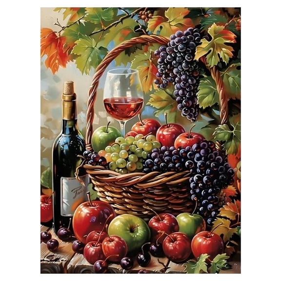 Colorful DIY 5D Diamond - Art Painting Kit for Relaxation and Home Decor with Acrylic Rhinestones and Printed Canvas