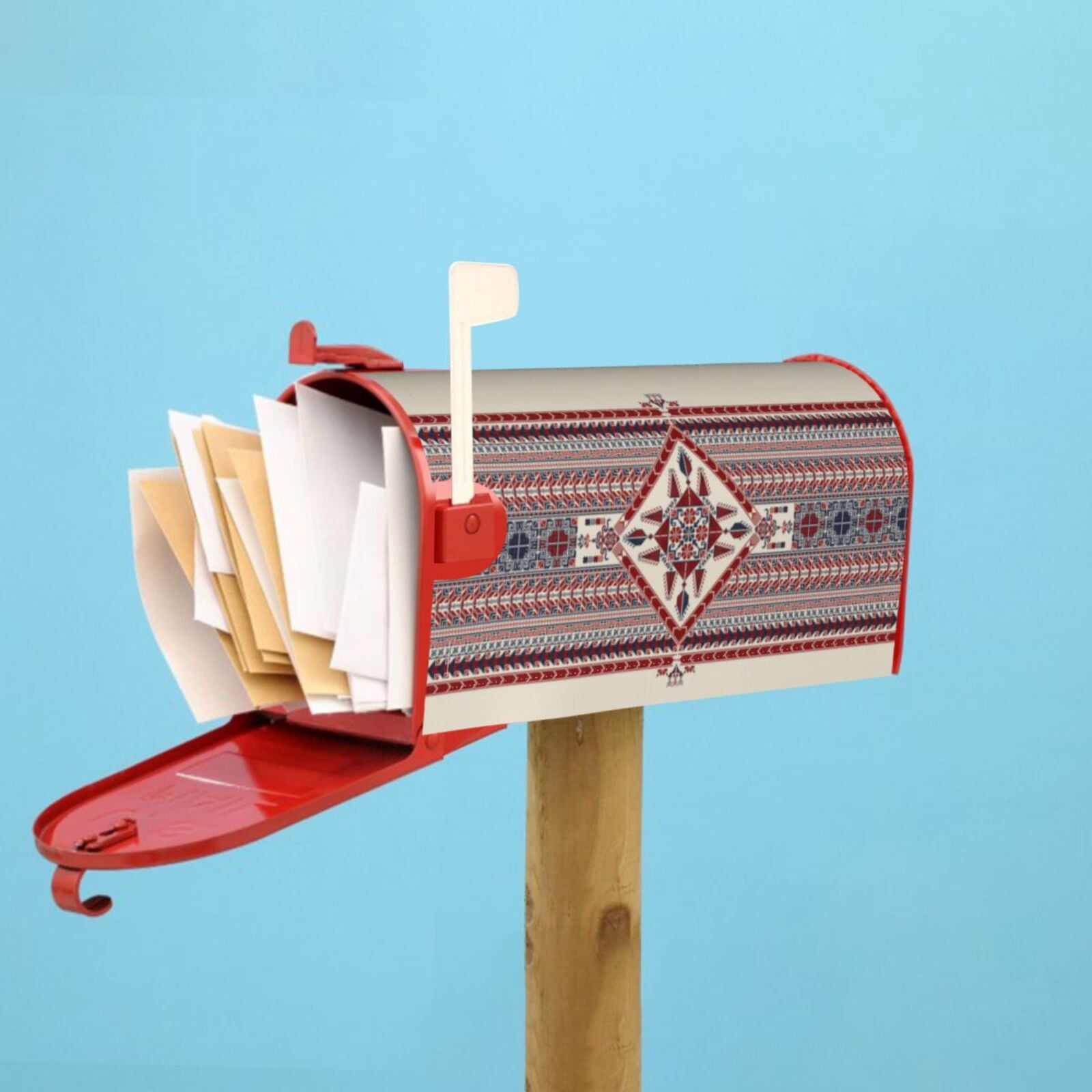 Kdxio Magnetic Mailbox Cover 21x18 in Mailbox Cover Outdoor Decoration Holiday Mailbox Covers for Home Garden Yard-21x18 in