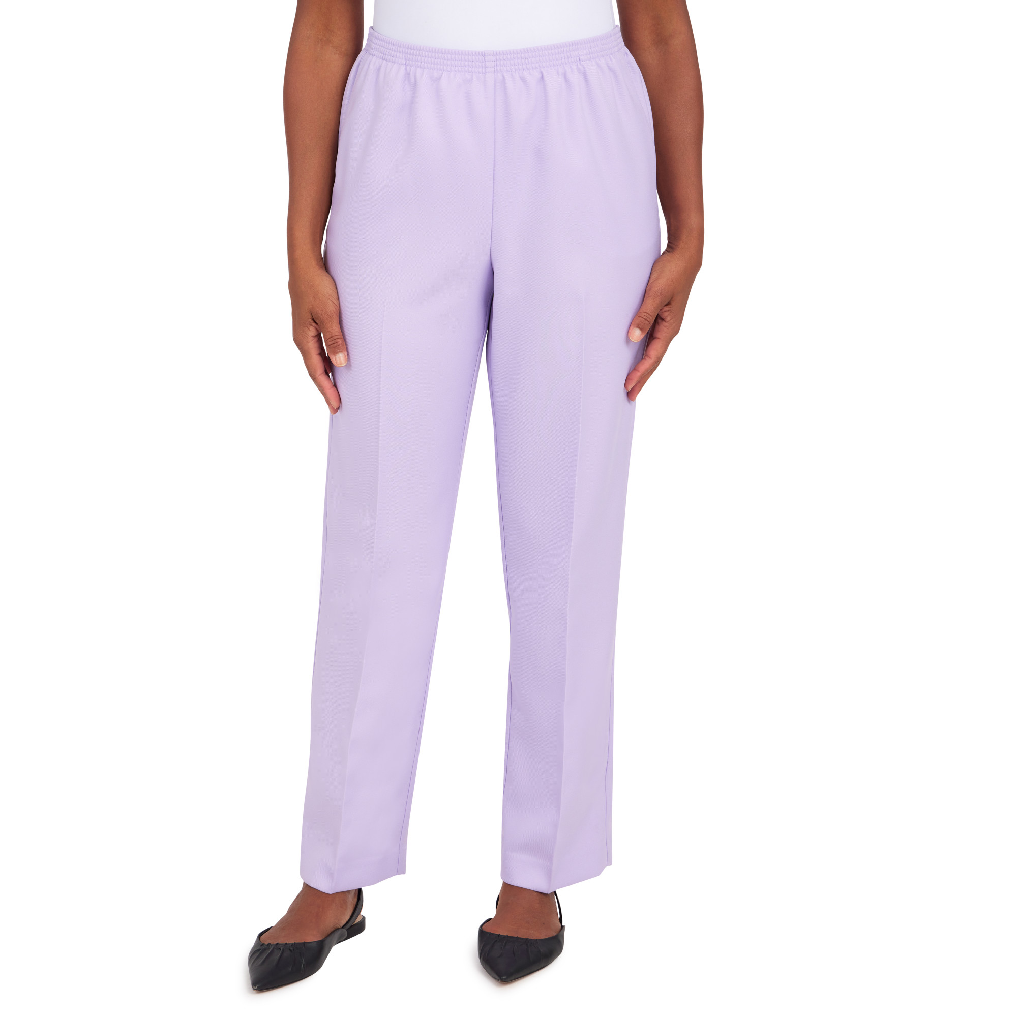 Alfred Dunner Womens Petite Classic Fit Average Pant