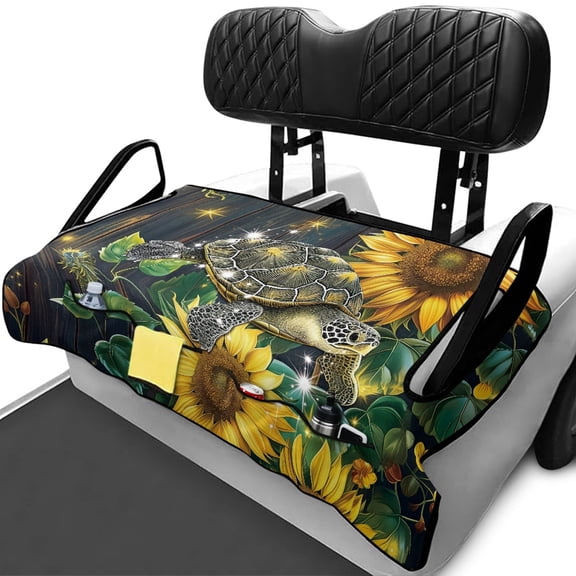 Uourmeti Golf Cart Seat Covers Protective, Compatible with Sports Club Car Golf Cart, Golf Cart Seats Cushion Covers Fit for EZGO & Club Car 2 Person Seats