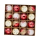 thumbnail image 4 of 16 piezas de adornos de bolas navideñas, adornos colgantes de Navidad a granel, rojo y dorado, 4 of 9