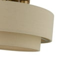 thumbnail image 2 of Livex Lighting - Bellingham - 3 Light Large Semi-Flush Mount In Mid-Century, 2 of 12
