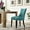 Teal, variant on Modway Marquis 20.5" Solid Rubberwood and Fabric Dining Chair in Beige
