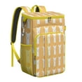 thumbnail image 1 of Funny Llama Print Backpack Cooler – Leakproof Lunch Bag with Adorable Alpaca Pattern for Travel, Camping & Work, 1 of 6