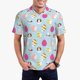 thumbnail image 1 of Balery Happy Easter Camisa Polo de Hombre con Estampado, de Manga Corta y Tejido Medio, Camisa Tipo Golf Polo-3X-Large, 1 of 6