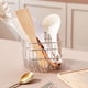 thumbnail image 5 of Estantería de acero inoxidable, cesta de almacenamiento para cocina, frutero, organizador de cosméticos, cesta de almacenamiento, cesta metálica, resistente, plegable, para cocina, gran, 5 of 8