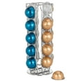 thumbnail image 3 of MyGift 20 Capsule Chrome-Plated Rotating Coffee Pod Dispenser Holder, 3 of 6