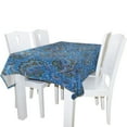 thumbnail image 2 of EREHome Bleu Paisley Nappes Design Bleu Décoration de Table 60x104 Pouces, 2 of 5