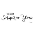 thumbnail image 2 of Deiter, Lori 24x12 Black Ornate Wood Framed with Double Matting Museum Art Print Titled - Do What Inspires You, 2 of 4