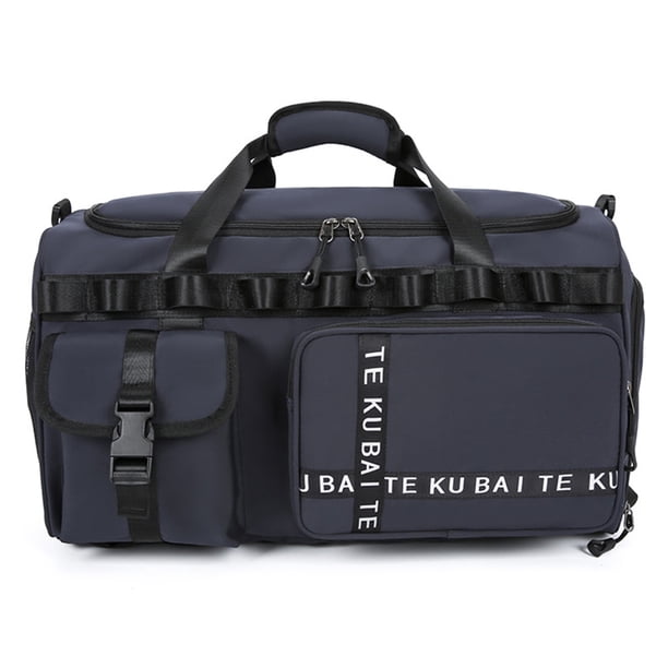 Bolsa De Ejercicios Fitness Bag Oxford Bolsa deportiva de gran capacidad para fútbol al aire libre (azul oscuro)