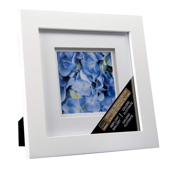 Studio Decor Gallery White Frame with Double Mat